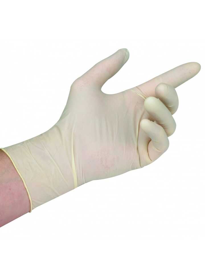 Latex Powdered Gloves