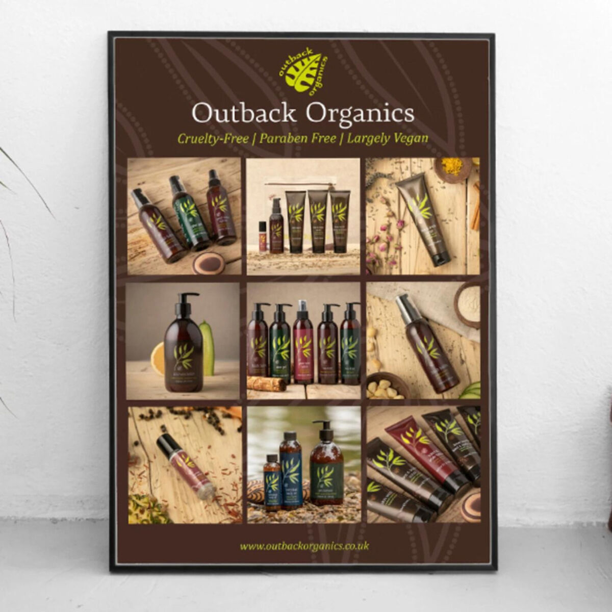 Botanical Skincare Poster